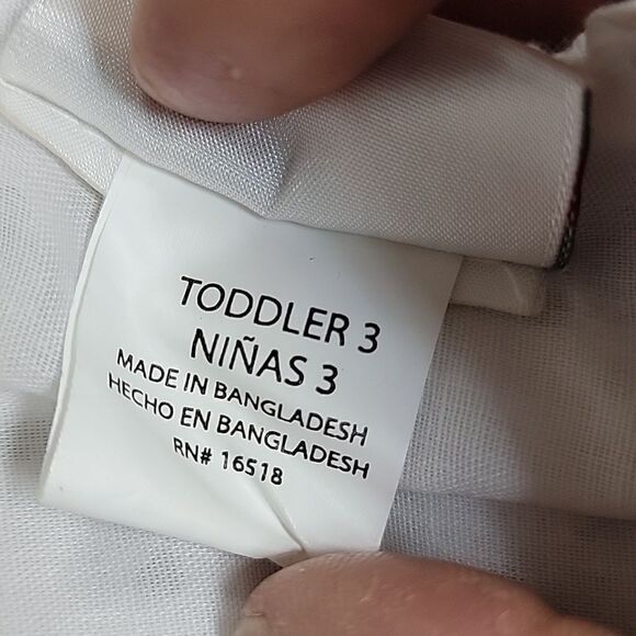 SWEET HEART ROSE WHITE EYELET SLEEVELESS DRESS,  SIZE 3T - NEW! - Picture 7 of 8